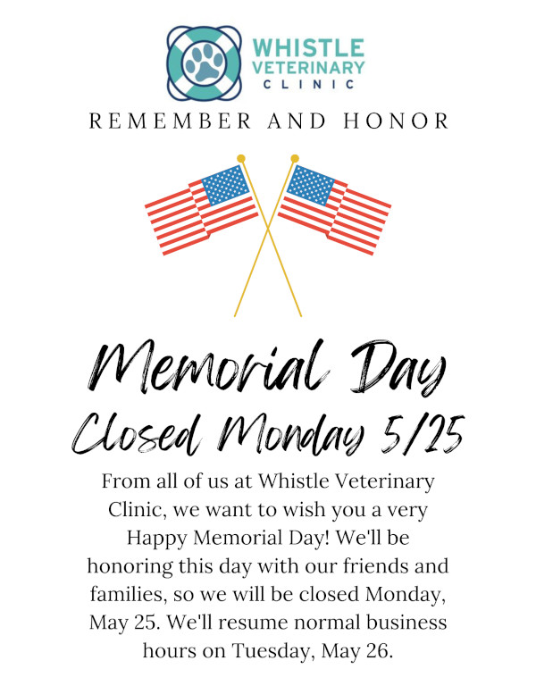 Closed for Memorial Day